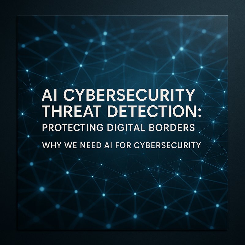 AI cybersecurity threat detection process diagram