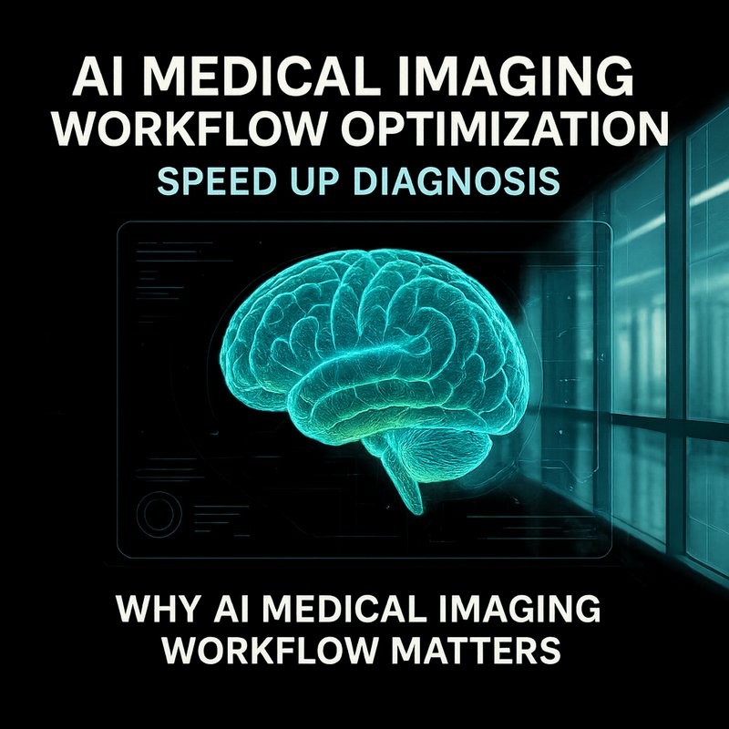 AI medical imaging workflow streamlining hospital imaging processes