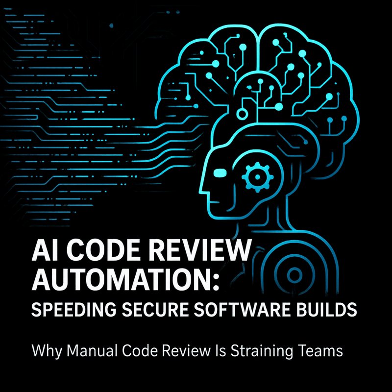 AI code review automation diagram showing source‑code ingestion, model inference, policy enforcement, and PR feedback