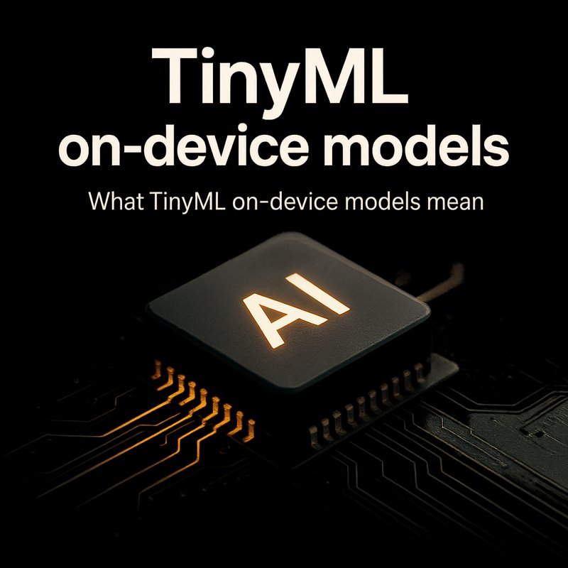 TinyML on-device models