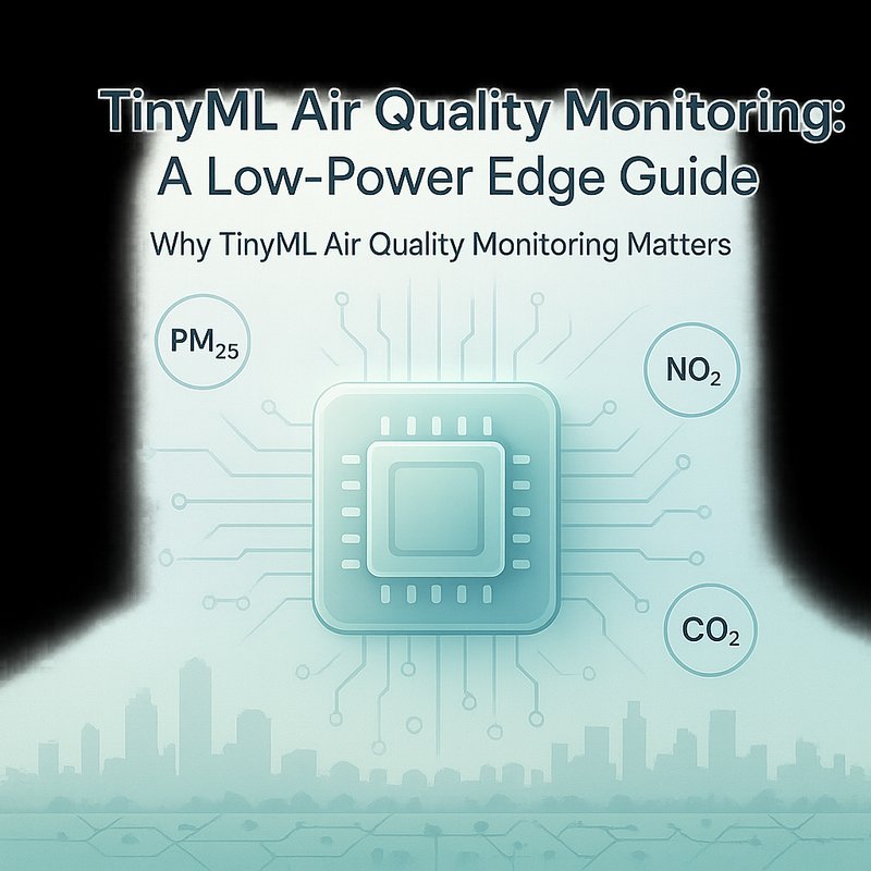 tinyml air quality monitoring with ESP32 and sensors