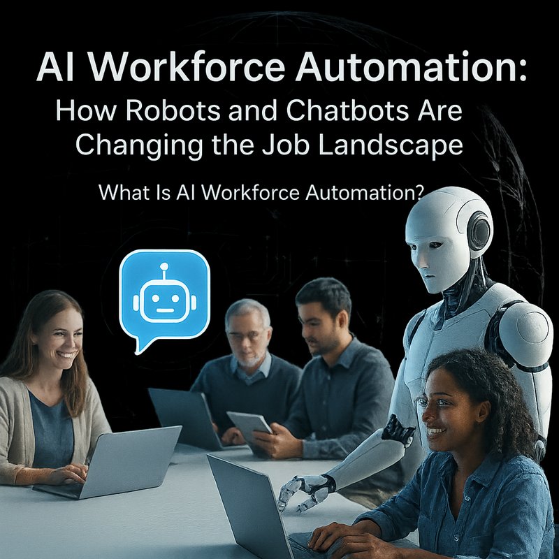 Illustration of a warehouse robot working alongside humans in a modern logistics center