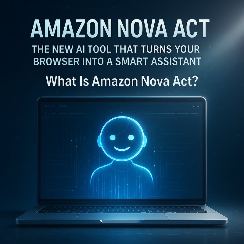 Amazon Nova Act: The New AI Tool That Turns Your Browser Into a Smart Assistant