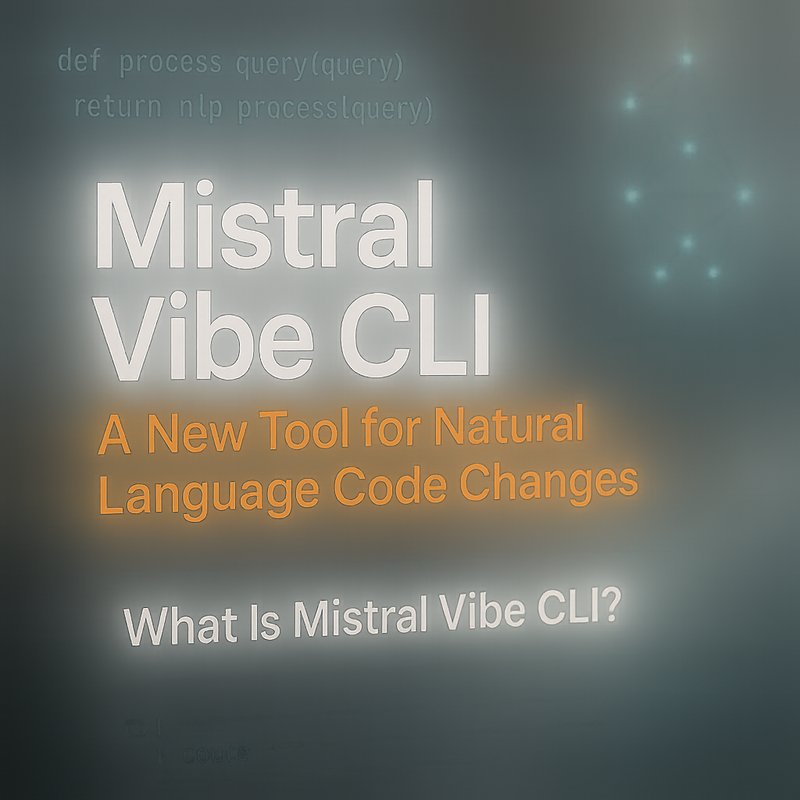 Mistral Vibe CLI: A New Tool for Natural Language Code Changes