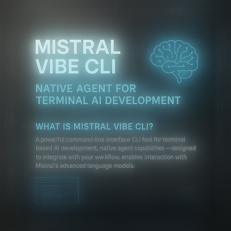 Mistral Vibe CLI terminal interface with code generation output