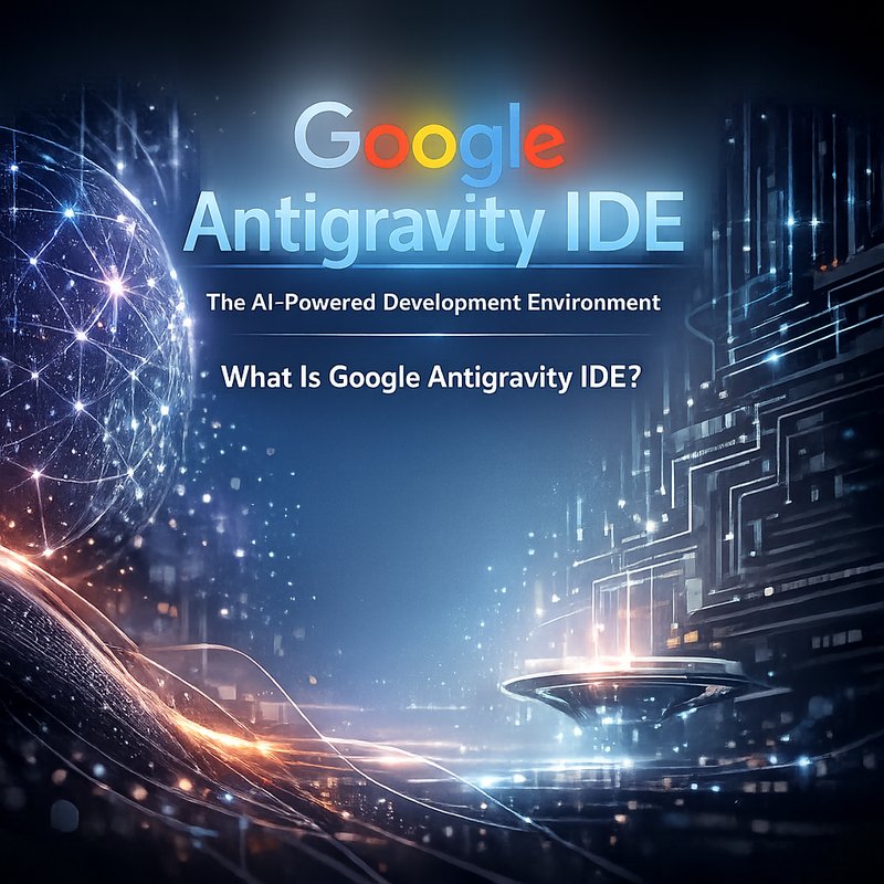 Google Antigravity IDE interface showing natural language command center and code generation