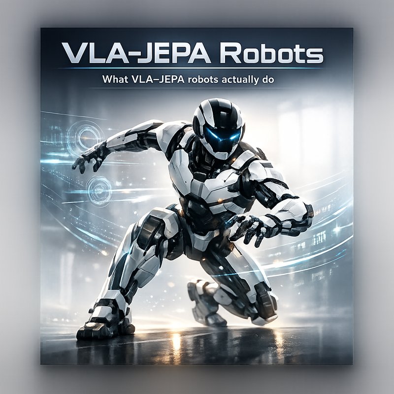 VLA-JEPA robots latent action learning visual