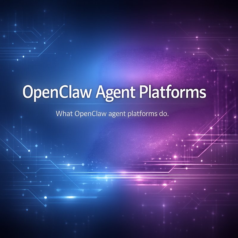 OpenClaw agent platforms logo and agent access overview