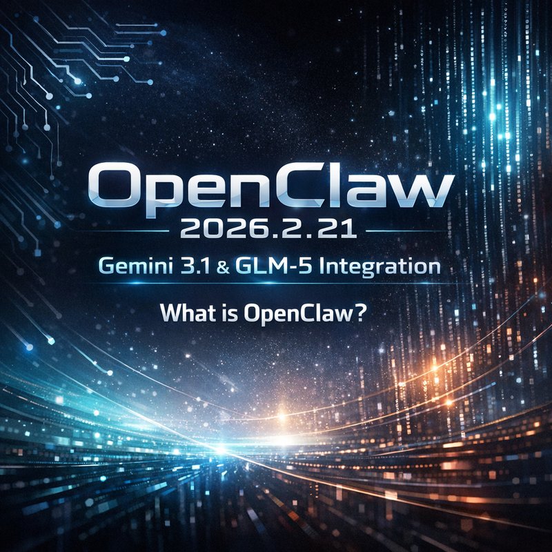 OpenClaw 2026.2.21 release with Gemini 3.1 and GLM-5 integration