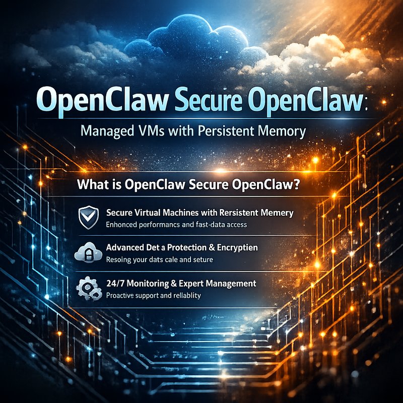 OpenClaw Secure OpenClaw: Managed VMs with Persistent Memory
