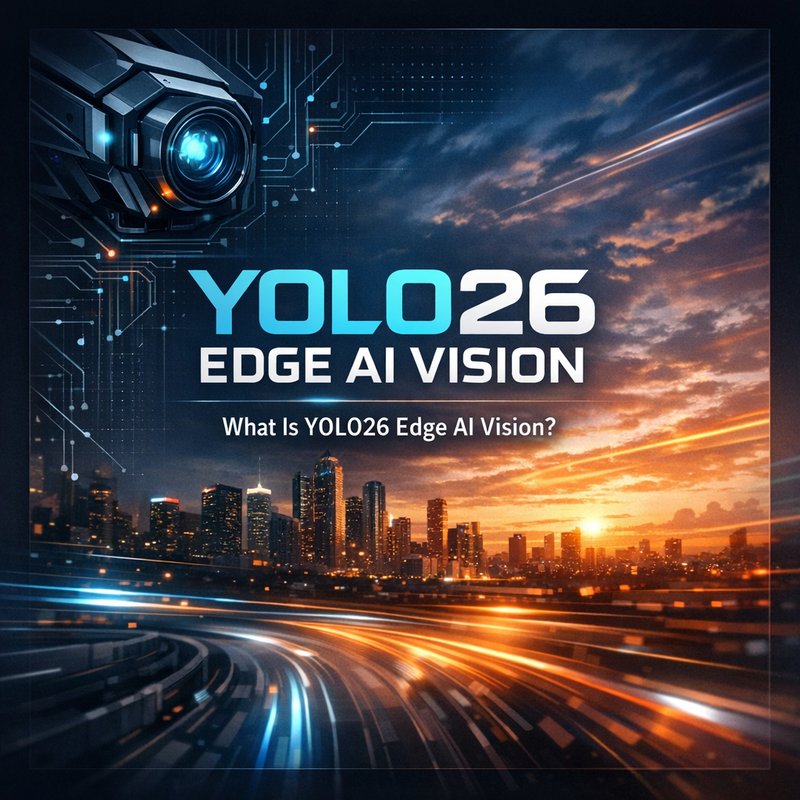 YOLO26 Edge AI Vision model running on a Jetson Nano