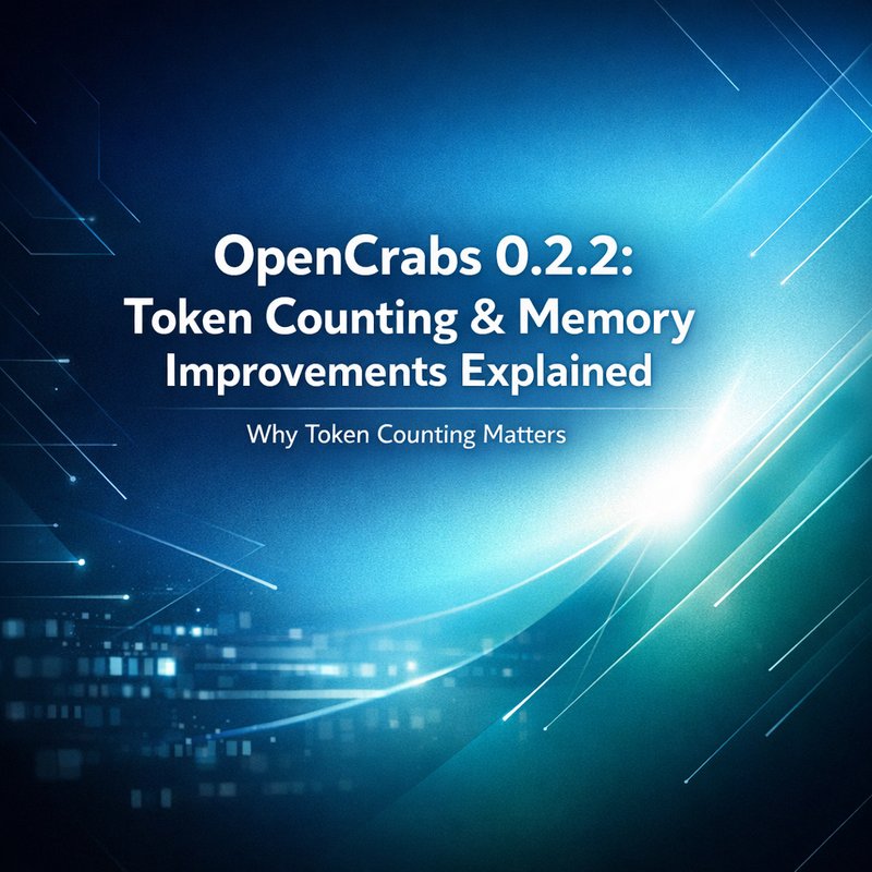 OpenCrabs 0.2.2: Token Counting & Memory Improvements Explained