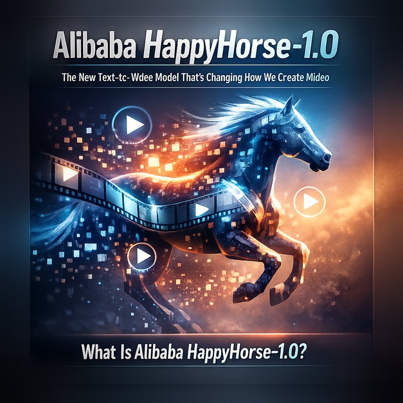 Alibaba HappyHorse-1.0 text‑to‑video model generating realistic video clips