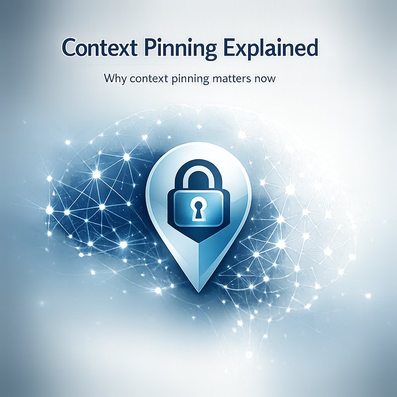 Context pinning guide context pinning