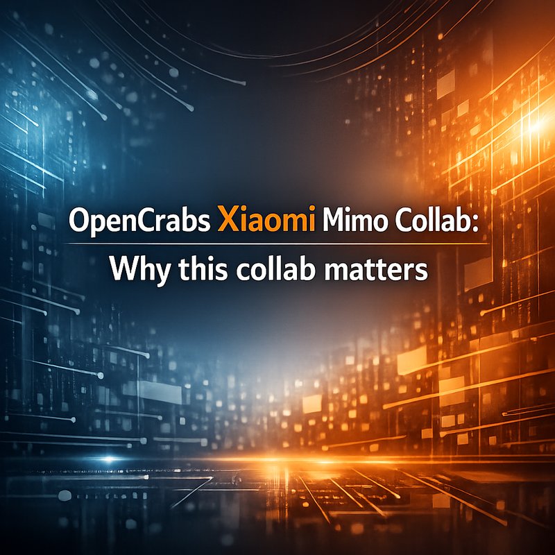 OpenCrabs Xiaomi Mimo collab setup screenshot