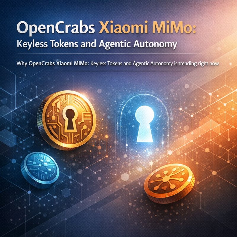 OpenCrabs Xiaomi MiMo keyless autonomy featured image showing keyless onboarding and reliable tool calling
