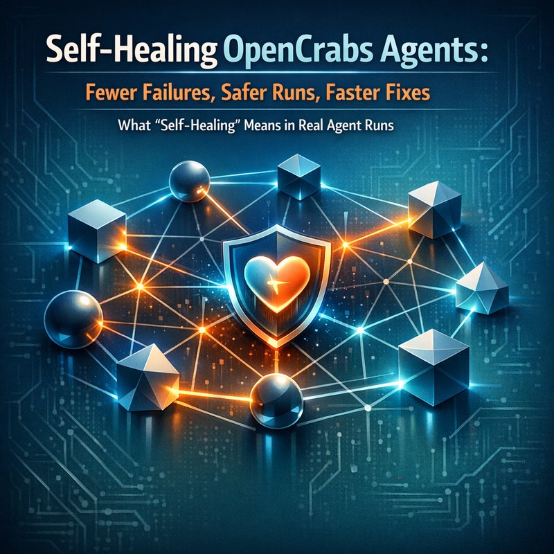 self-healing OpenCrabs agents fixing phantom intents and tool calls in safer runs