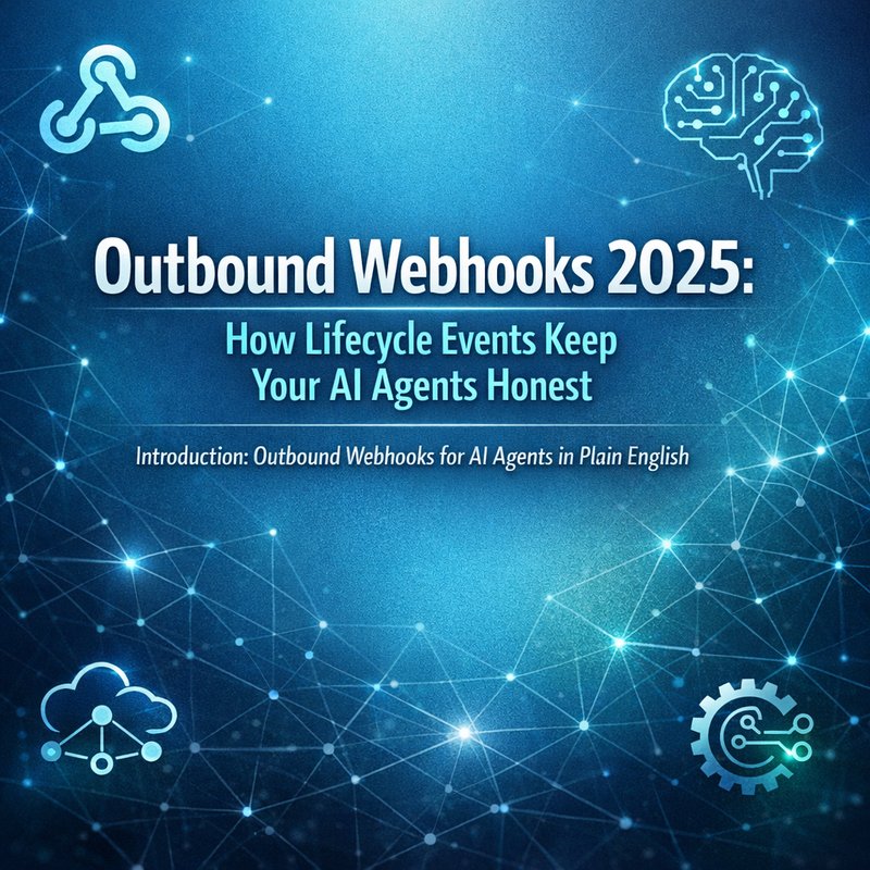 outbound webhooks for AI agents signed lifecycle events timeline dashboard