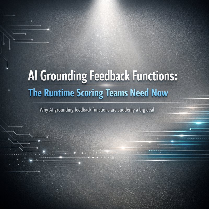 AI grounding feedback functions runtime scoring groundedness relevance claims