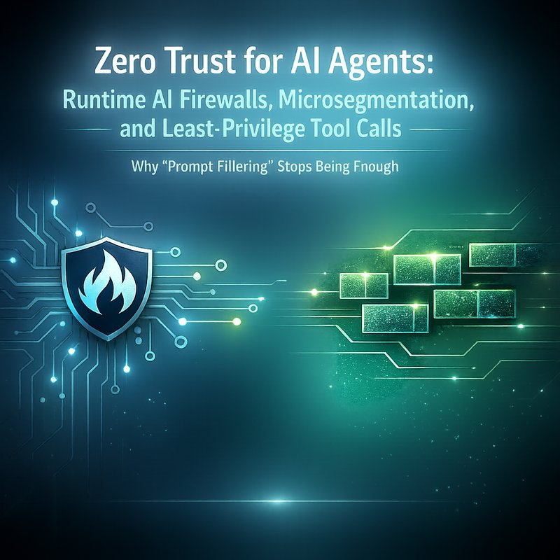 Zero trust for AI agents: runtime AI firewalls, microsegmentation and least-privilege tool calls